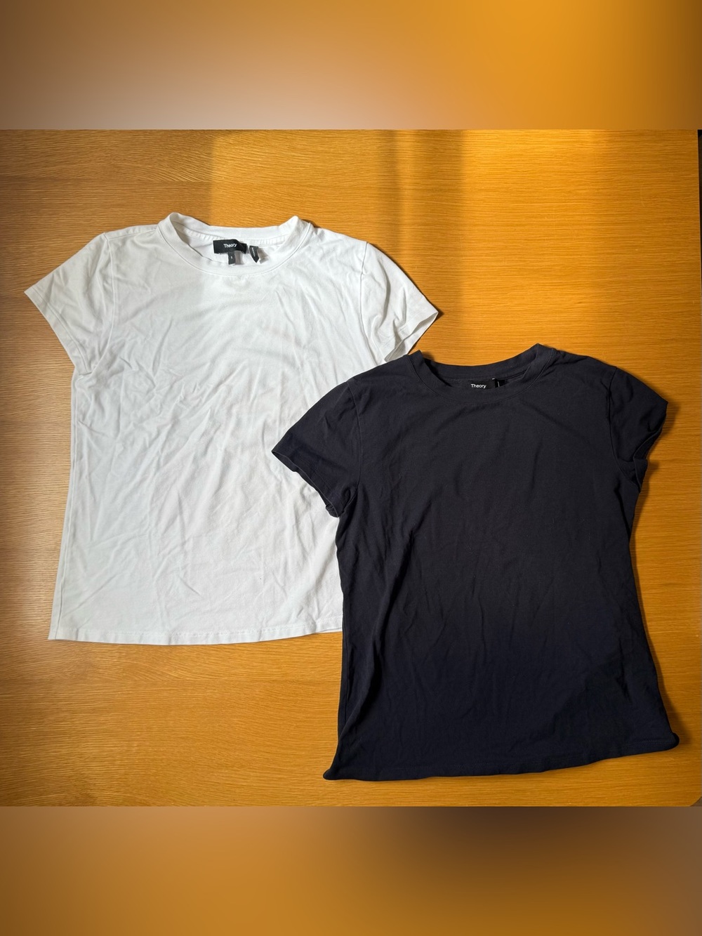 Theory Basic Tees Lot - Size Small - Navy & White